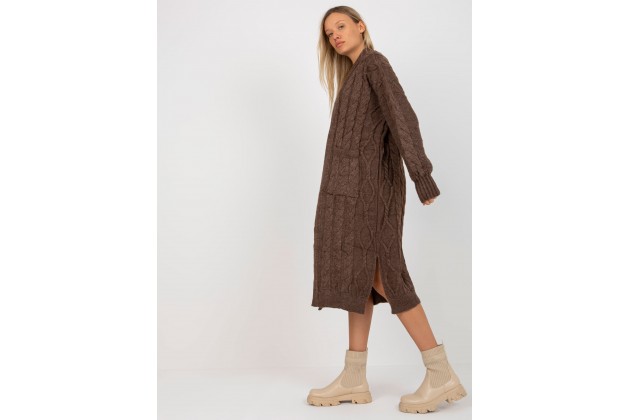 Gilet oversize - marron