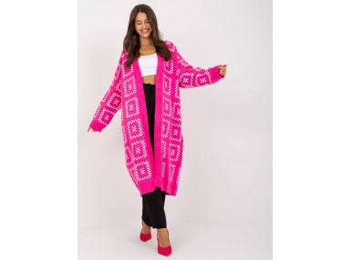 Gilet oversize - fluo rose