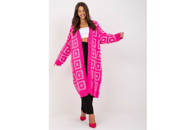 Gilet oversize - fluo rose