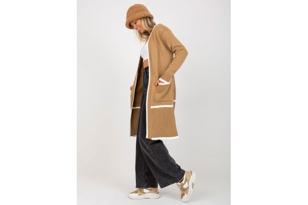 Gilet oversize - beige foncé