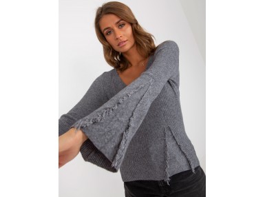 Pull - gris foncé