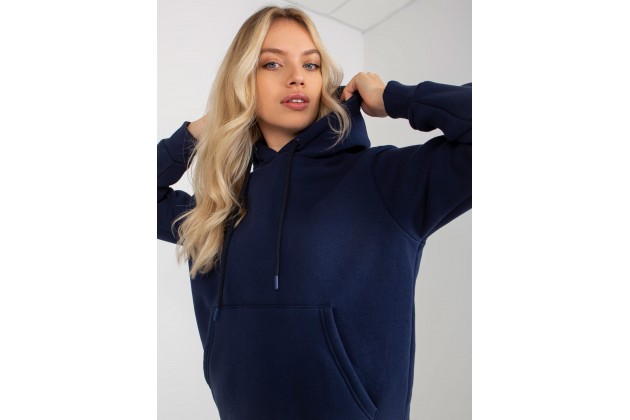 Sweat à capuche femme -  bleu marine