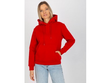 Sweat à capuche femme - rouge