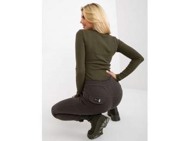 Pantalon de survêtement kaki foncé