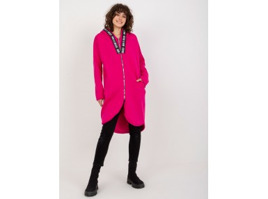 Sweat à capuche avec fermeture éclair  - fuchsia