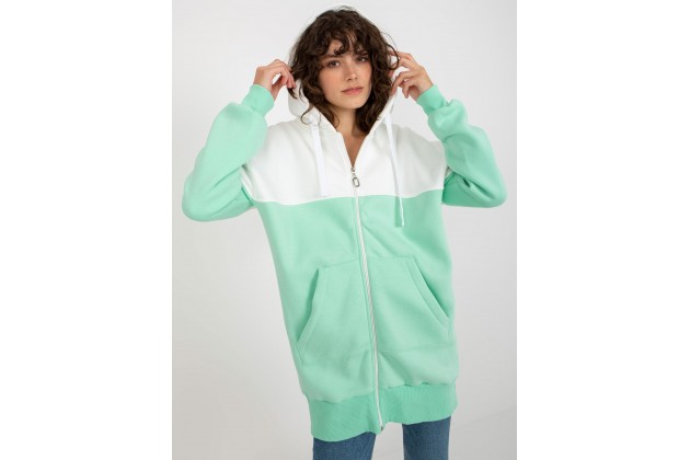 Sweat-shirt oversize - menthe