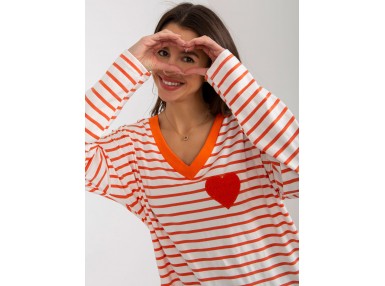 T-shirt oversize - orange