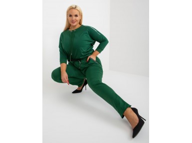 Pantalon de survêtement vert foncé