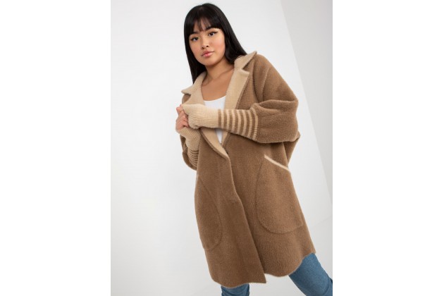 Manteau marron clair