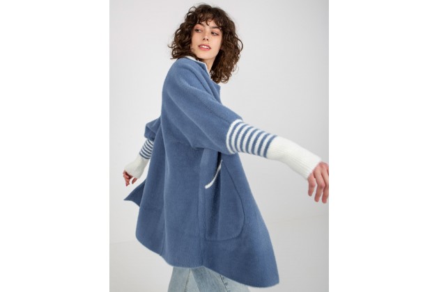 Manteau bleu foncé