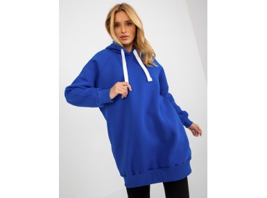 Sweat-shirt oversize - bleu foncé