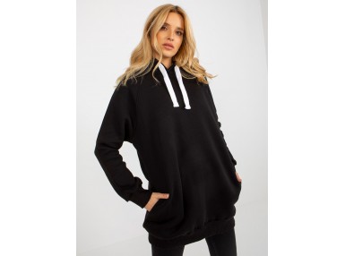 Sweat-shirt oversize - noire