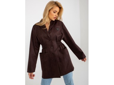 Manteau marron foncé