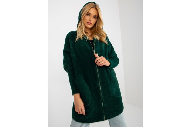 Manteau vert foncé