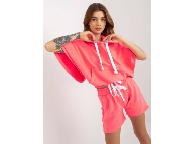 Ensemble rose fluo