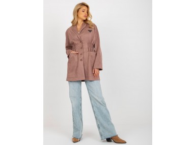 Manteau rose foncé
