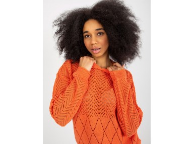Pull à capuche - orange