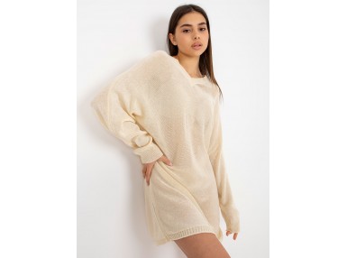 Pull oversize - beige clair