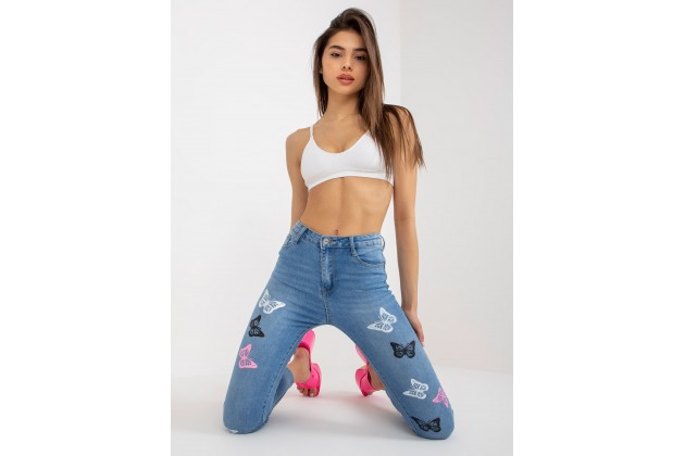 Pantalon jean bleu