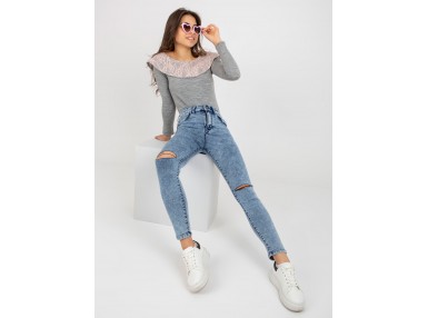 Pantalon jean bleu