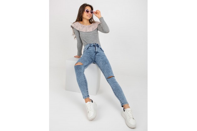 Pantalon jean bleu