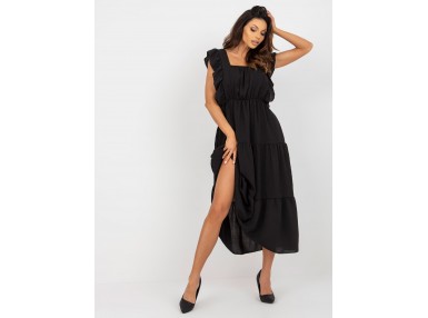 Robe longue ample - noire