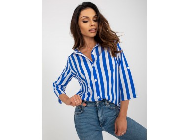 Chemise rayée - bleu et blanc