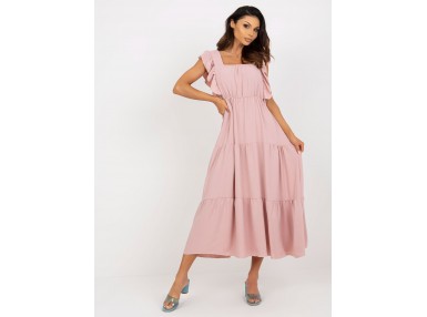Robe longue ample - rose