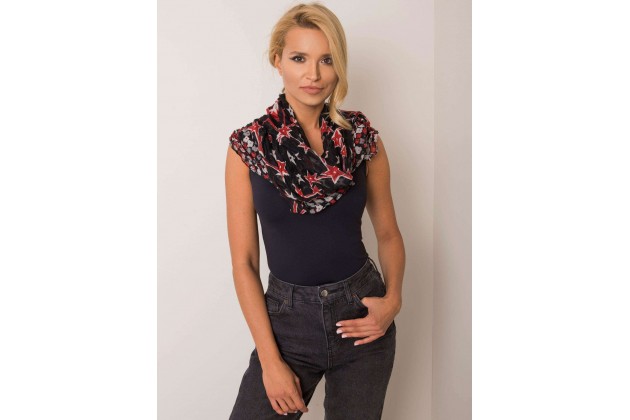 Bandana noir et rouge