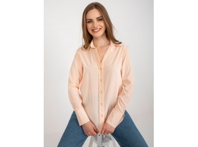 Chemise boutonnée - pêche