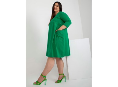 Robe courte amples - vert