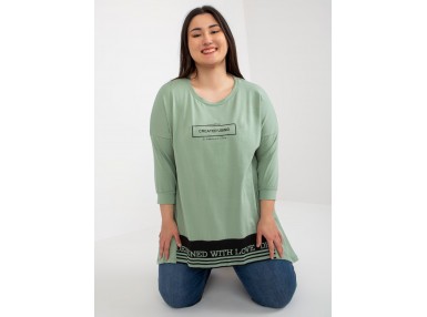 T-shirt en coton - vert clair