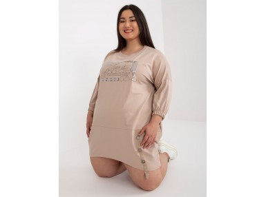 Tunique en coton - beige