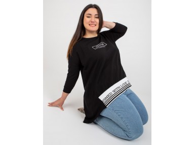 Tunique en coton - noire