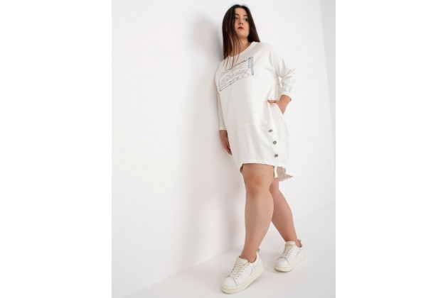 Tunique en coton - éqru