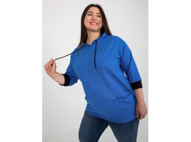 Tunique en coton - bleu