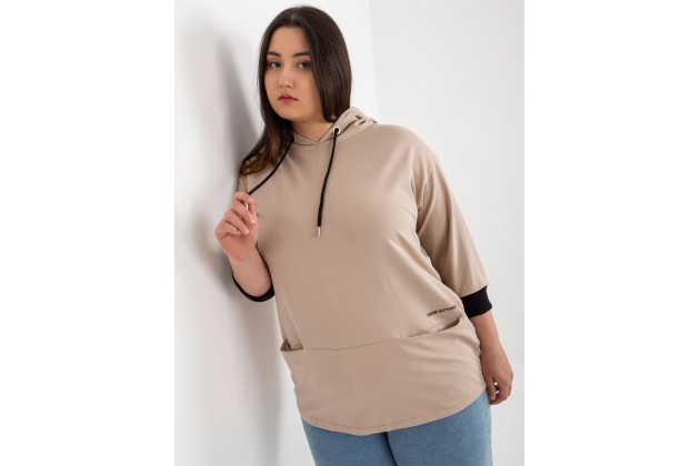 Tunique en coton - beige
