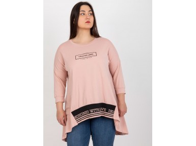 Tunique en coton - rose clair