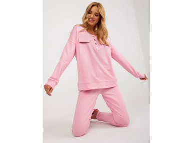Ensemble sweat et pantalon - rose