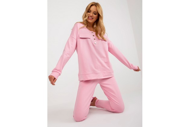 Ensemble sweat et pantalon - rose