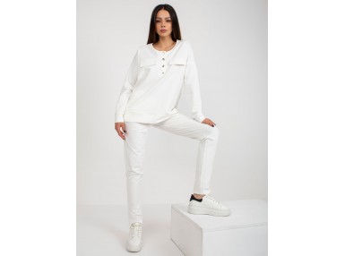 Ensemble sweat et pantalon - éqru
