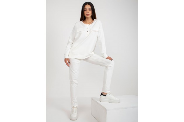 Ensemble sweat et pantalon - éqru