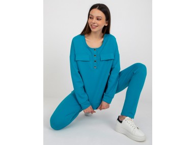 Ensemble sweat et pantalon - bleu