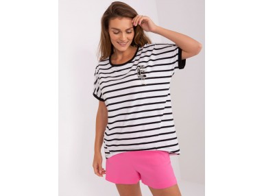 T-shirt - blanc et noir