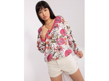 Sweat-shirt imprimé -rose