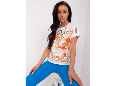 T-shirt imprimé - orange