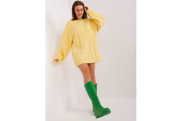 Pull oversize - jaune clair