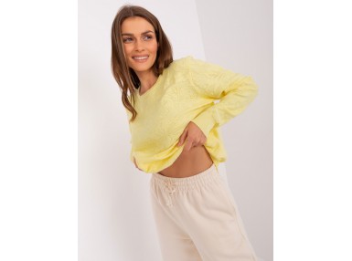 Pull - jaune clair