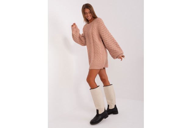 Pull oversize - rose foncé