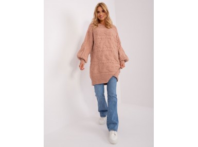 Pull oversize - rose foncé